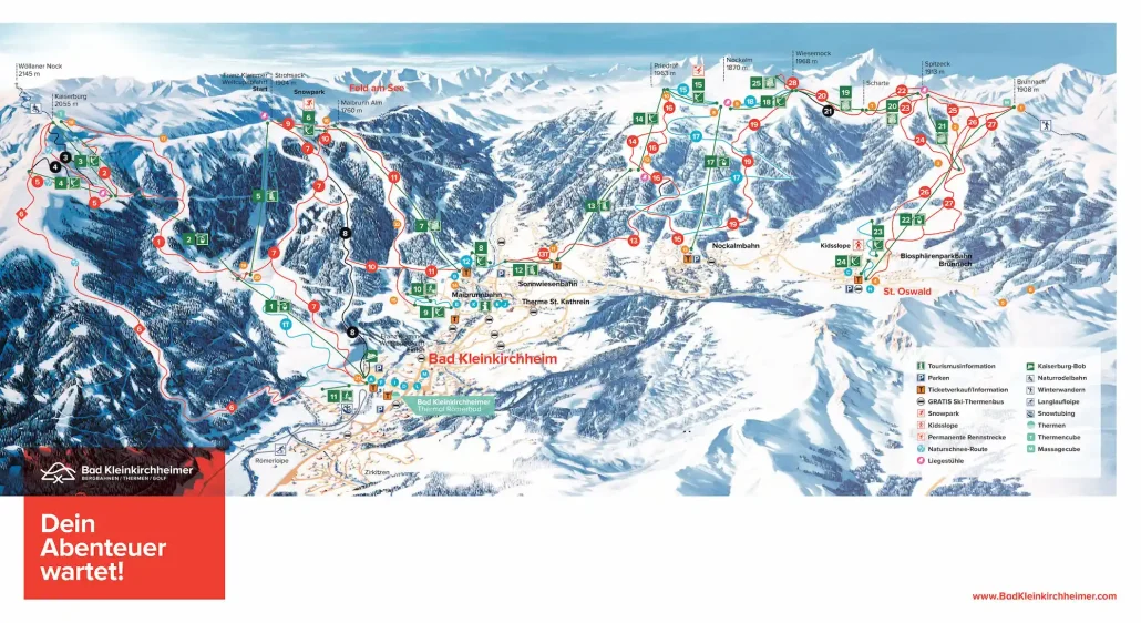 Skikaart Bad Kleinkirchheim